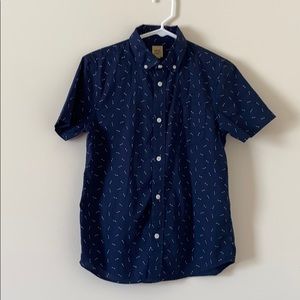 True Craft Boy’s Short Sleeve Shirt Button  Size L